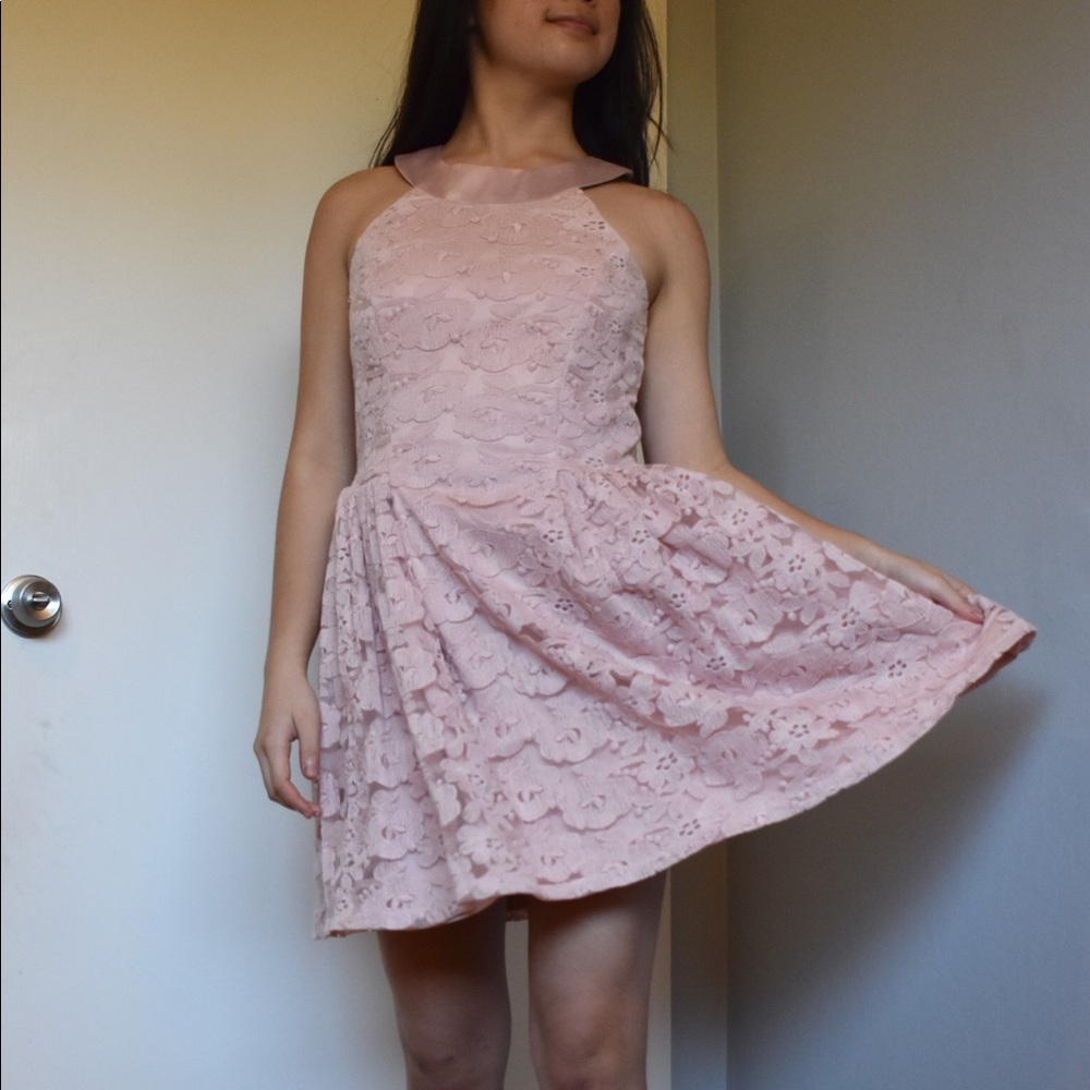 Aeropostale Pink Lace Dress